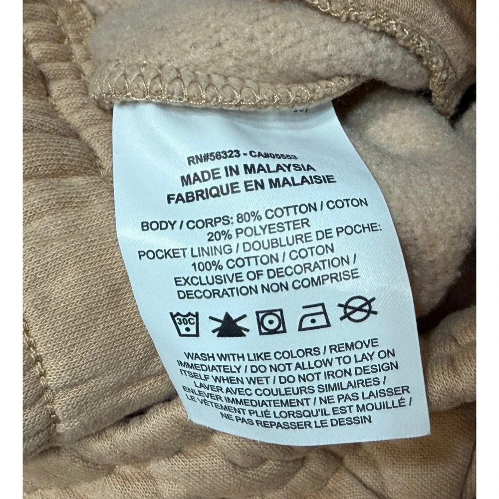 Jordan Flight MVP LOGO Graphic Fleece Shorts Mens Tan Brown Sz XL (FB7023-200)